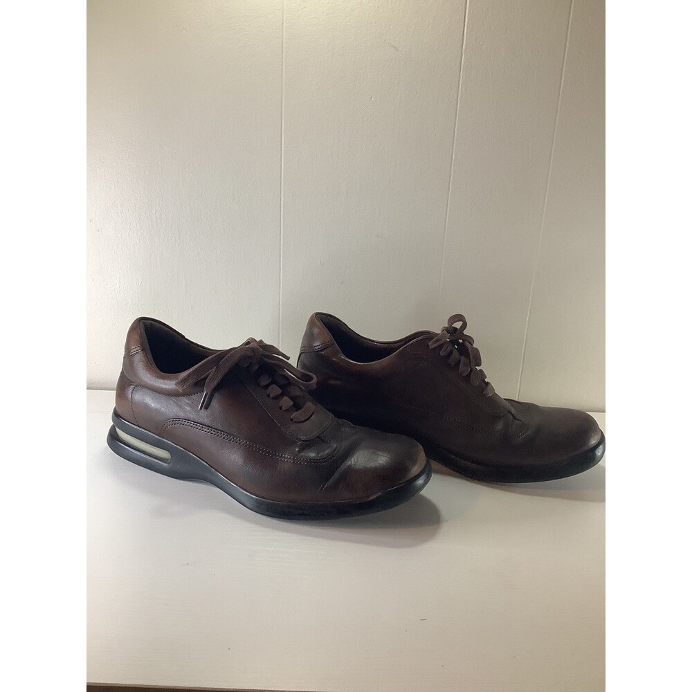 COLE HAAN C8507 MEN'S BROWN LEATHER OXFORD SHOES SIZE 9m